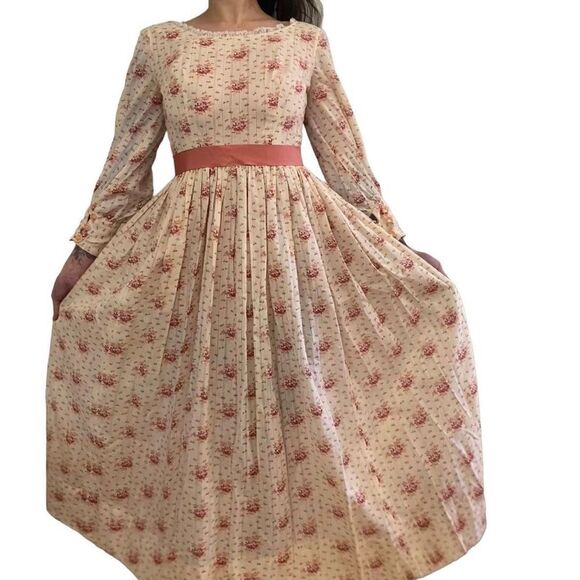 Vintage 60’s-70’s Prairie Style Maxi Dress - Picture 1 of 14